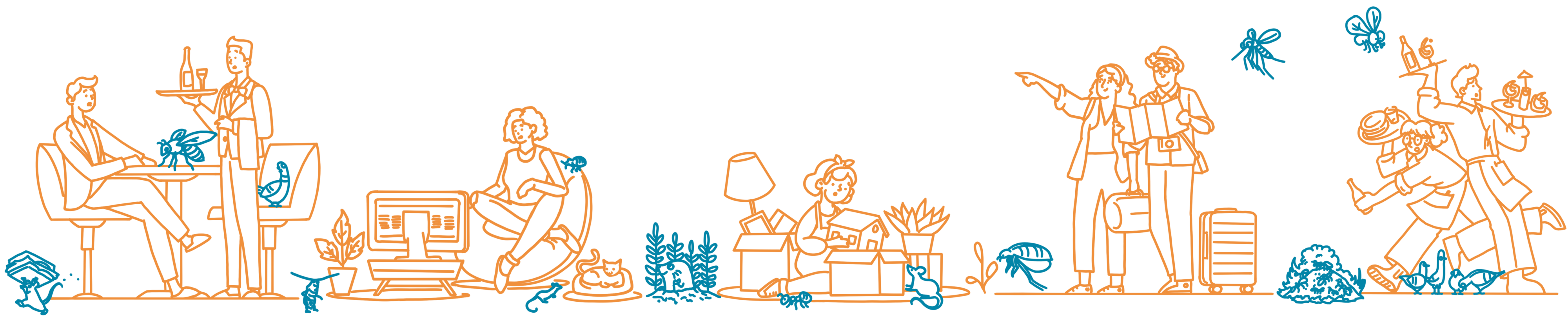 Illustrations Exit Parasites